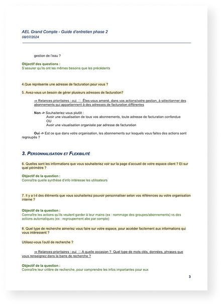 Guide d'entretien 3